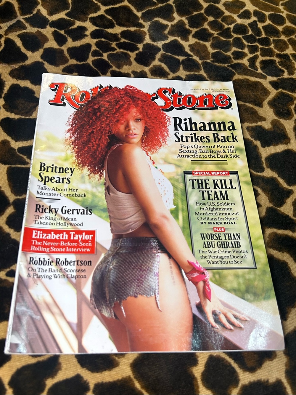 Rolling Stone Magazine Featuring Rihanna April 2011